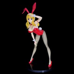 Anime Fairy Tail Lucy Heartfilia Bunny Girl Figure Model 38cm Collect Toy Gifts