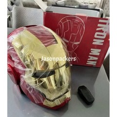US! Iron Man Gold Mask Cosplay AUTOKING MK5 1:1 Helmet Wearable Voice-control
