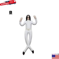 Michael Jackson Cosplay Doll Plush Stuffed Figure Abstract Joint Mobility Toy US