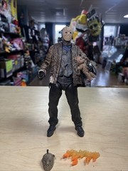 NECA Freddy vs Jason 8” Action Figure Ultimate Jason Incomplete Read Desc.