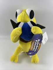 YELLOW 🌈 Rainbow Friends 🌈 8” Plush Toy Holding Blue Roy & Charles 🌈 NEW