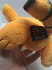 GARFIELD 6″ Vintage Garfield Plush Fine Toy Co Paws 1978 NWT