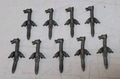 Mystic Knights of Tir Na Nog Accessory Lot: Daggers, Battle Axe & Shield *READ*