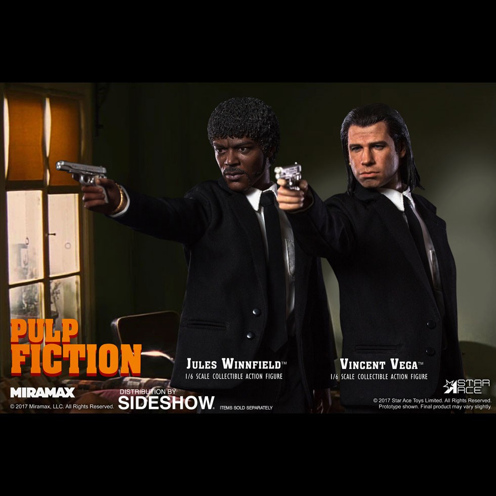 1/6 Scale Action Figure Display Stand Compatible with Pulp Fiction Vincent Vega