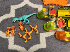 Lot Of Dinosaur Train Track Sets Volcano Morris Extra Trains Figures Rare