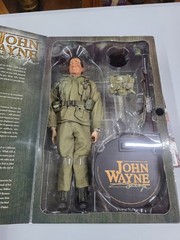 SIDESHOW JOHN WAYNE Army Special Forces Colonel in Tiger Stripe (Exclusive) NIB!