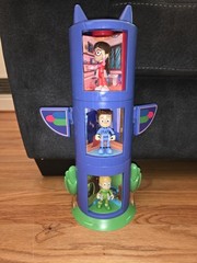 PJ Masks Transforming Tower Totem Set With 6 Figures Cat Boy Owlette Gekko Lot