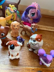 Mixed Lot of Cute Plastic Rubber TV Movie & Not Puppy Dog Figures Animals –