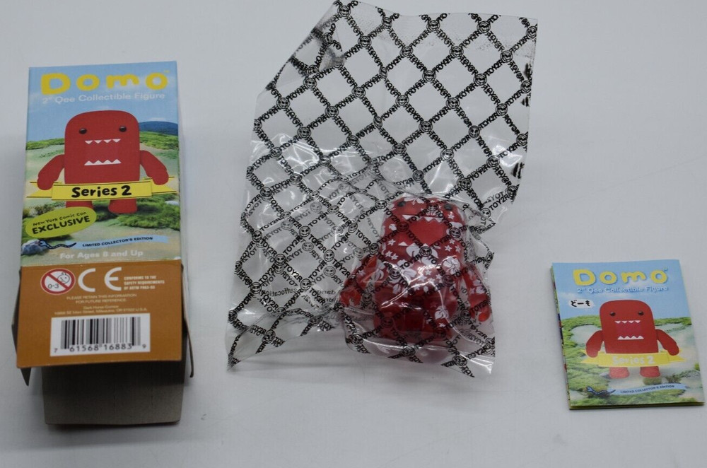 DOMO QEE Series 2 OPENED 1/30 2″ Mini Vinyl Figure NEW YORK COMIC CON EXCLUSIVE