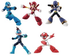 Bandai 66 Action Dash Mega Man 2 Complete Set of 5 X Vile Cut Man Super Mega Man
