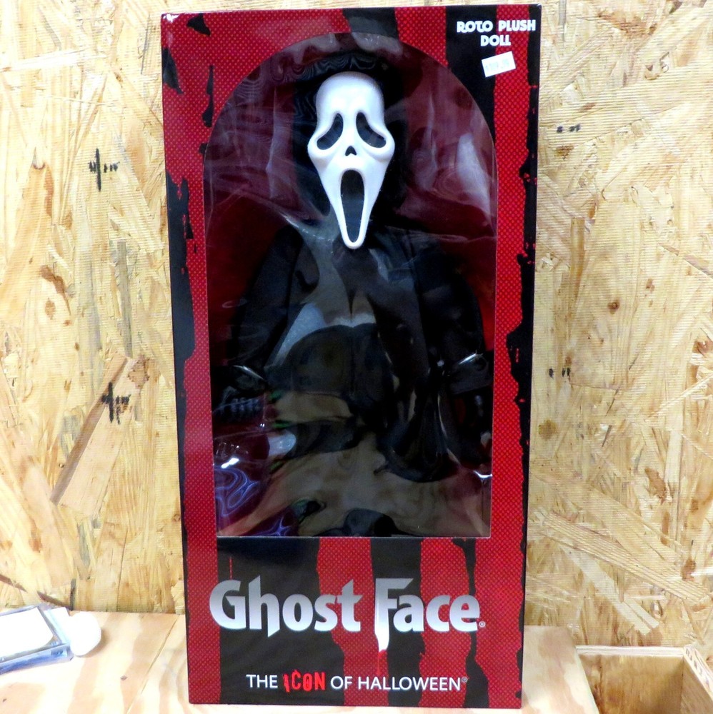 GHOSTFACE! 18″ Roto Plush Doll Figure Scream Mezco Horror Brand New!