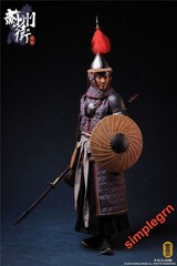 KONGLINGGE KLG-R028B-A Ming Dynasty Jizhou Commander 1/6 Blue Armor Ver. INSTOCK