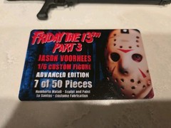 Beto Matali Friday The 13th Pt 3 Jason 1/6th Custom Figure Advanced Edition 2/50