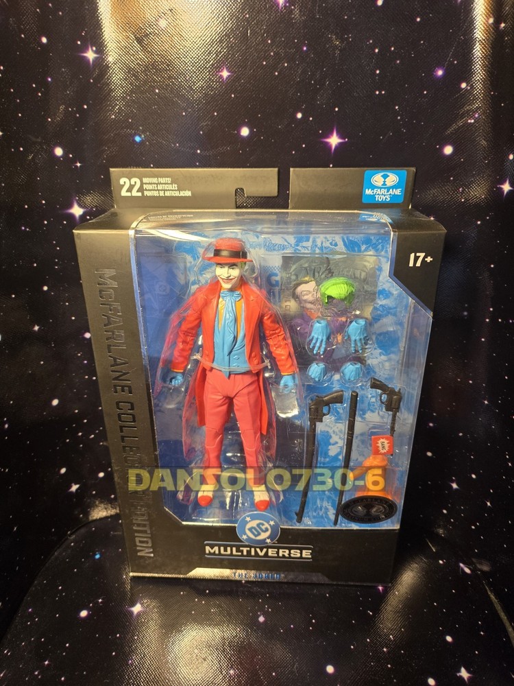 McFarlane Toys Batman 1989 The Joker Deluxe Theatrical Edition Platinum Edition