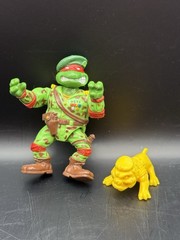 TMNT RAPH THE TEEN GREEN BERET Teenage mutant Ninja Turtles With Dog