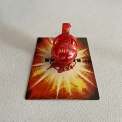 Bakugan Robotallion 400G Red Pyrus Translucent B1 Classic Battle Brawlers