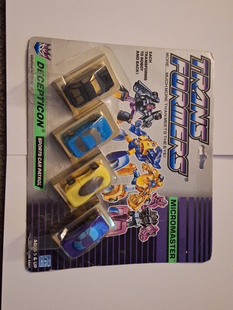 Transformers Micromaster Decepticon Sports Car Patrol VINTAGE SEALED 1988 H1
