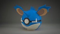 Shiny Nidoking | Themed 3D Printed Pokéball | #0034 Nidoking