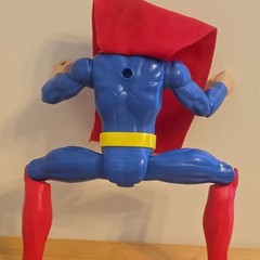 Mattel DC Comics Superman Action Figure w/ Cloth Cape Plastic/Fabric 2016