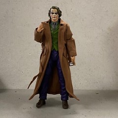 PB-MF-LTC2-BRN: Custom Brown Fabric Long Coat for 7″ McFarlane WWE Action Figure