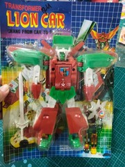 Vintage Bootleg Voltron Toys Transformers mitsubishi car LionCar