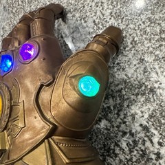 Marvel Legends Infinity Gauntlet Articulated Electronic Glove Thanos Clean Works