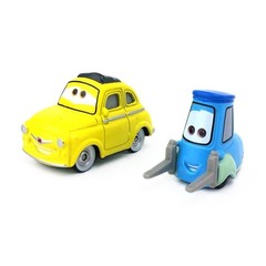 Disney Pixar Mini Cars Luigi &Guido Professor Kid Toy 1:55 Diecast Collect Gifts