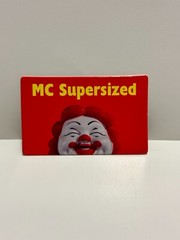 MC Supersized Green Black Light Magic by Ron English Popaganda *READ DESC*