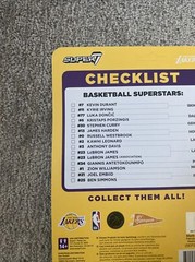 LeBRON JAMES Los Angeles Lakers #23 Super7 Action Figure Home Uniform WAVE 2 NBA