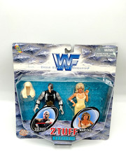 1998 Jakks Pacific WWF GOLD DUST & MARLENA 2 TUFF Series 1 Action Figures