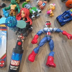 Mixed Lot Of 20 Toys Action Figure Toy Various Brands Heros Vehicle Hero