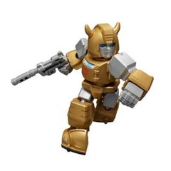 Blokees Transformers Defender Version 01 Bumblebee Vehicle & Gold Version Model