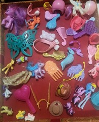 Vintage Hasbro My Little Pony Accessories Variety Lot 50+ Pieces