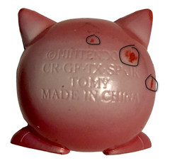 Jigglypuff #039 Pokemon Tomy Figure 1st Gen Nintendo 1.25 in CR-GF-TX-SP-JK