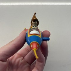 Vintage Jimmy Neutron Rocket Ship Toy 2002 Basic Fun Viacom Kid Figure Rare HTF