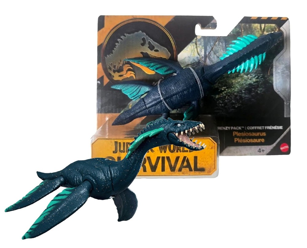 Jurassic World Survival Frenzy Pack Plesiosaurus 7in. Figure New in Box