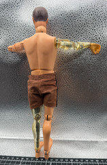 Mike Powers Atomic Man 12″ Complete GI Joe 1975 Hasbro Action Figure MISSING ARM