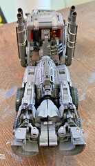 Custom Voyager Class Truck Megatron Transformers Figure