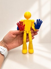 Player Action Figure , 3D Printed Gamer Gift custom inspired poppy playtime