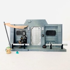 Mando’s Nevarro House Clan Mudhorn Cabin for 3.75in (1:18) Figure Diorama