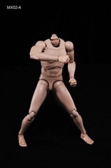 1/6 Male Narrow Shoulders Muscular Joint Body For 12” Action Figure Model Doll