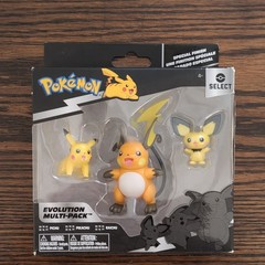 Jazwares Pokémon Evolution Multi-Pack Pichu Pikachu Raichu Special