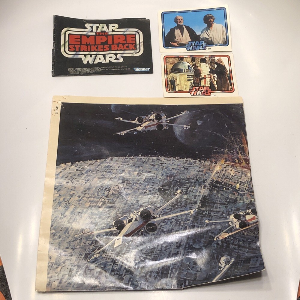 Vintage Star Wars 1980 Kenner The Empire Strikes Back Booklet 1977 Record Insert