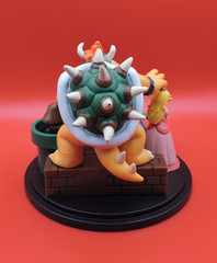 2010 Club Nintendo Platinum Club Super Mario Character Diorama Statue + BONUS!