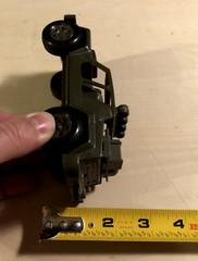 Unbranded Military Jeep Toy Looks Like GI Joe Vamp Cheetah NOT GI Joe Size/Scale