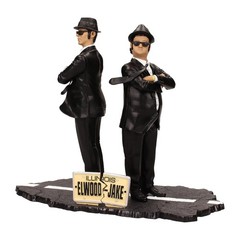 The Blues Brothers Jake and Elwood 7-Inch Figure Set