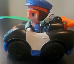 Blippi Mini Vehicle Police Car 2019, Made By Jazwares BLP0038 For 3 Years And Up