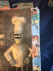 Futurama Toynami Figure Chef Bender Complete Wow!!! Roberto Build A Bot BAF