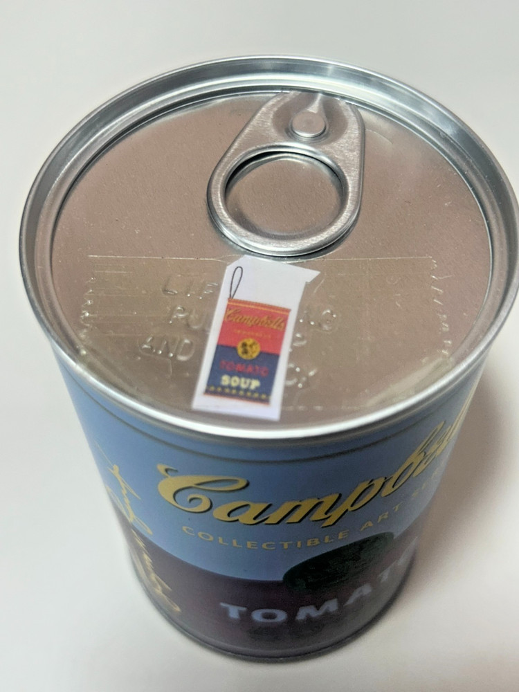 KIDROBOT ANDY WARHOL SEALED PLUSH CAMPBELL’S 1/24 COLLECTIBLE ART 2 SOUP CAN TOY