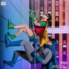 Mezco Toys One:12 Batman Robin Golden Age Edition Anime Action Figure In Stock